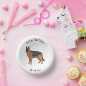 Duitse cartoon herder papieren kommen (Feest)