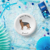 Duitse cartoon herder papieren kommen (Feest)