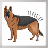 Duitse cartoon herder