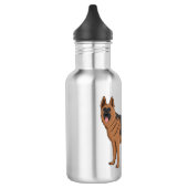 Duitse cartoon herder waterfles  (Links)