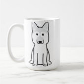 Duitse Cartoon Shepherd Dog Koffiemok (Links)