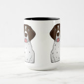 Duitse Cartoon Shorthaired Pointer Mok (Midden)