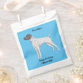 Duitse cartoon van Shorthaired Pointer-hond Bedankzakje (Geknipt)