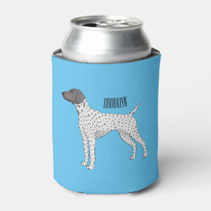 Duitse cartoon van Shorthaired Pointer-hond Blikjeskoeler