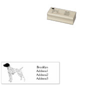 Duitse cartoon van Shorthaired Pointer-hond Rubberstempel (Gestempeld)
