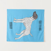 Duitse cartoon van Shorthaired Pointer-hond Wandkleed (Voorkant (horizontaal))
