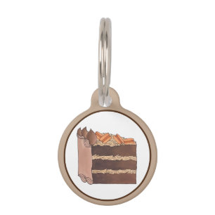 Duitse chocolade laag taart plak bakken dessert huisdierpenning