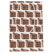 Duitse chocolade laag taart plak bakken dessert medium cadeauzakje (Voorkant)