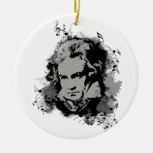Duitse componist Beethoven klassieke muziek Keramisch Ornament