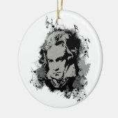 Duitse componist Beethoven klassieke muziek Keramisch Ornament (Links)