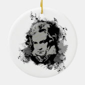 Duitse componist Beethoven klassieke muziek Keramisch Ornament (Achterkant)