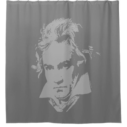 Duitse componist, Pianist of klassieke muziek. Sho Douchegordijn (Voorkant)