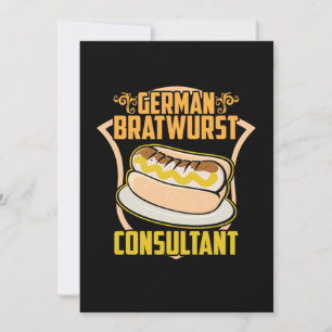 Duitse consultant voor Bratwurst Oktoberfest Bier Kaart