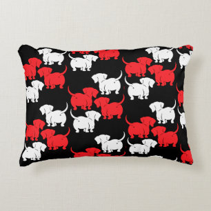 Duitse Dachshund Dog Patronen Accent Kussen