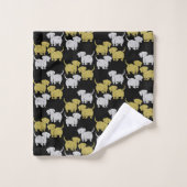 Duitse Dachshund Dog Patronen Bad Handdoek (Wasdoekje)