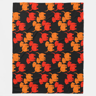 Duitse Dachshund Dog Patronen Fleece Deken