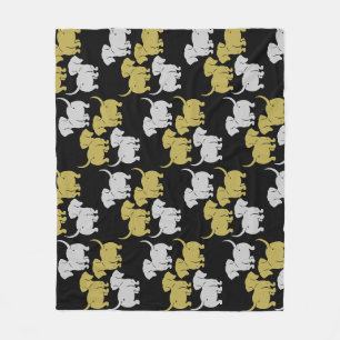 Duitse Dachshund Dog Patronen Fleece Deken