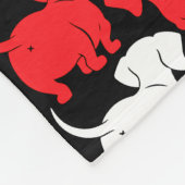 Duitse Dachshund Dog Patronen Fleece Deken (Hoek)