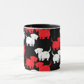 Duitse Dachshund Dog Patronen Mok (Midden)