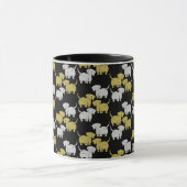 Duitse Dachshund Dog Patronen Mok (Midden)