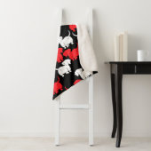 Duitse Dachshund Dog Patronen Sherpa Deken (In situ)