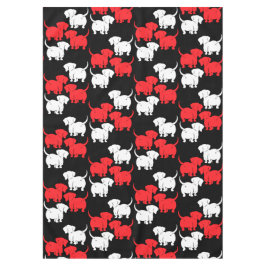 Duitse Dachshund Dog Patronen Tafelkleed