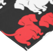 Duitse Dachshund Dog Patronen Tafelkleed (Gekanteld)