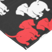 Duitse Dachshund Dog Patronen Tafelkleed (Gekanteld)