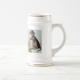  Duitse Dachshund Print Beer Stein Mok