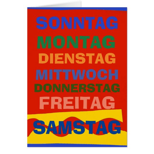 Duitse dagen, tekst bewerken (Voorkant)