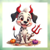 Duitse dalmatiër kattenkwaad raamsticker (Vel 3)