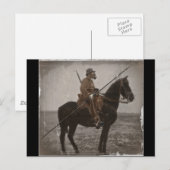 Duitse danser op Horseback Briefkaart (Voorkant / Achterkant)