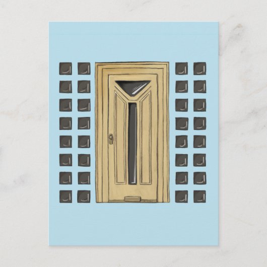 Duitse deur 1 briefkaart (Voorkant)