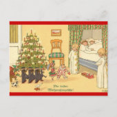 DUITSE DEUTSCH- KERSTKAART FEESTDAGENKAART (Voorkant)