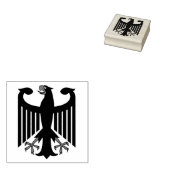 Duitse/Deutschland Bond zwarte adelaar Rubberstempel (Gestempeld)