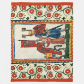 DUITSE DICHTER ALS DUITSE RIDDER MIDDELEEUWSE MINI FLEECE DEKEN (Voorkant)