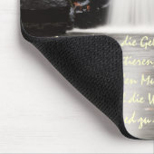 Duitse dienst najaar waterfall Mousepad Muismat (Hoek)