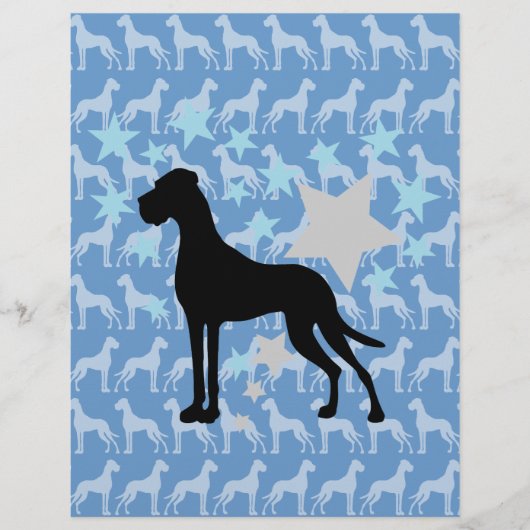 Duitse dog en een Sterrenhart Flyer (Voorkant)