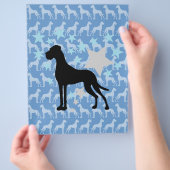 Duitse dog en een Sterrenhart Flyer (Hand)