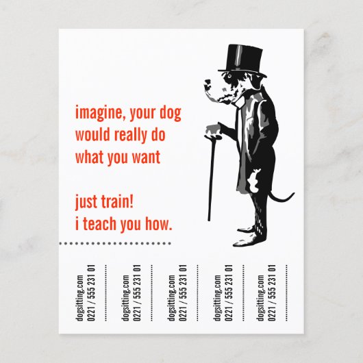 Duitse Dog flyer (Voorkant)