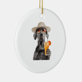Duitse Dog Keramisch Ornament (Rechts)