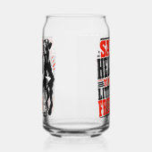 Duitse Dog Kleine Vriend Blikvorm Glas (Links)