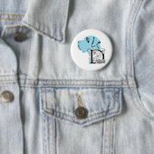 Duitse Dog Ronde Button 5,7 Cm (In situ)
