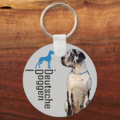 Duitse Dog Sleutelhanger (Voorkant)