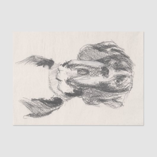 Duitse dog tissuepapier (Voorkant)