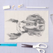 Duitse dog tissuepapier (Craft)