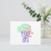 Duitse Doggen blad hoofd Briefkaart (Staand voorkant)