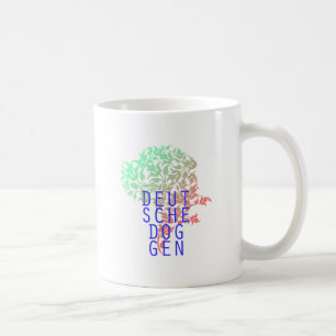 Duitse Doggen blad hoofd Koffiemok