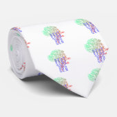 Duitse Doggen Blad Hoofd Stropdas (Opgerold)