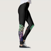 Duitse Doggen bloemig Leggings (Rechts)